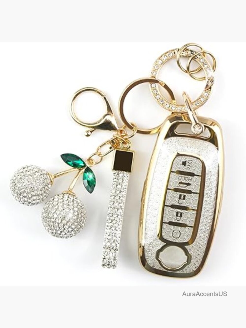Bling Tpu Smart Key Case For Nissan Pathfinder Rogue Kicks 2023 2024
